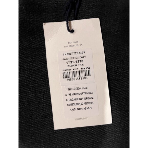 Citizens of Humanity COH womens Charlotte Hi Rise Jeans 23 Button Fly 27" inseam - Picture 8 of 13